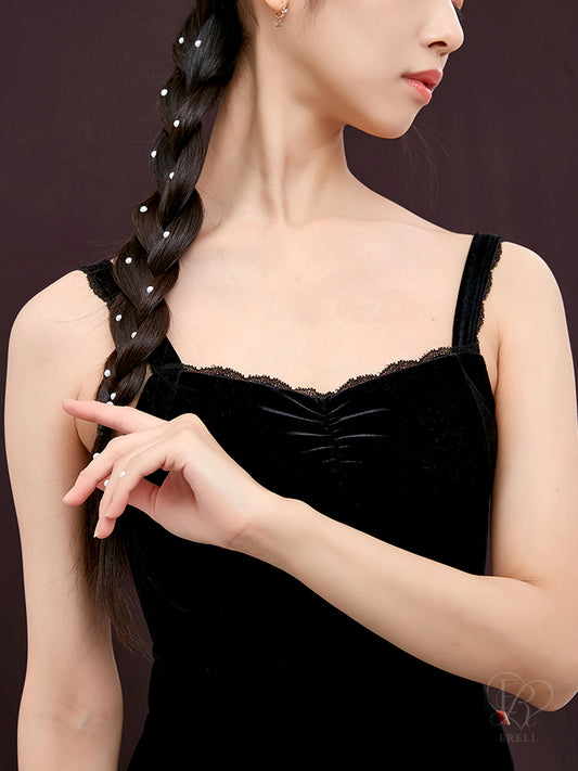 Evelyn Velvet Leotard