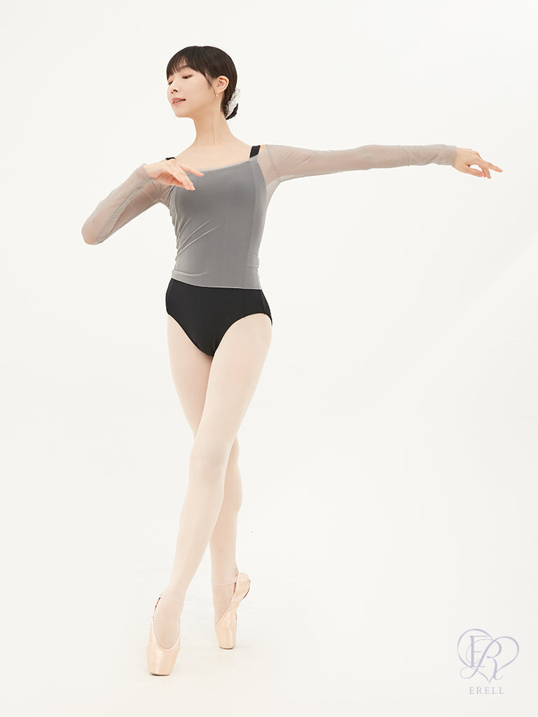 Evelyn Solid Leotard