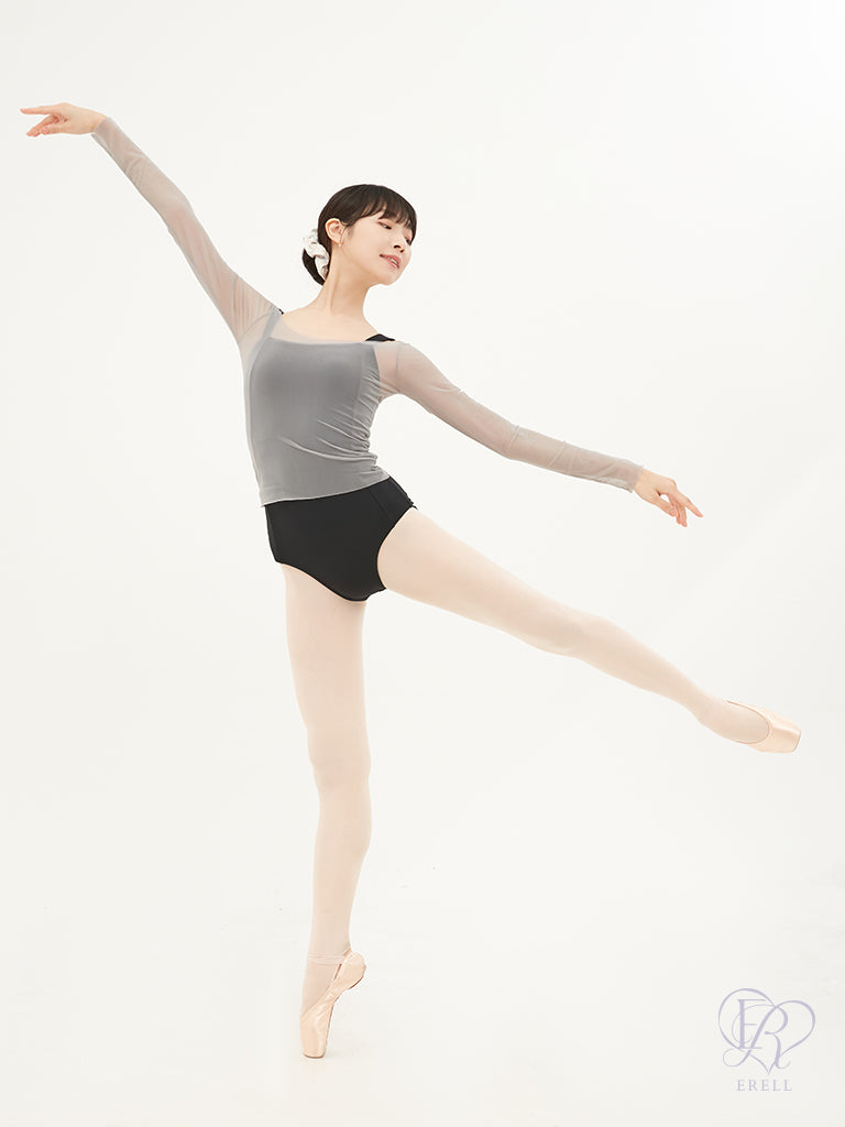 Evelyn Solid Leotard