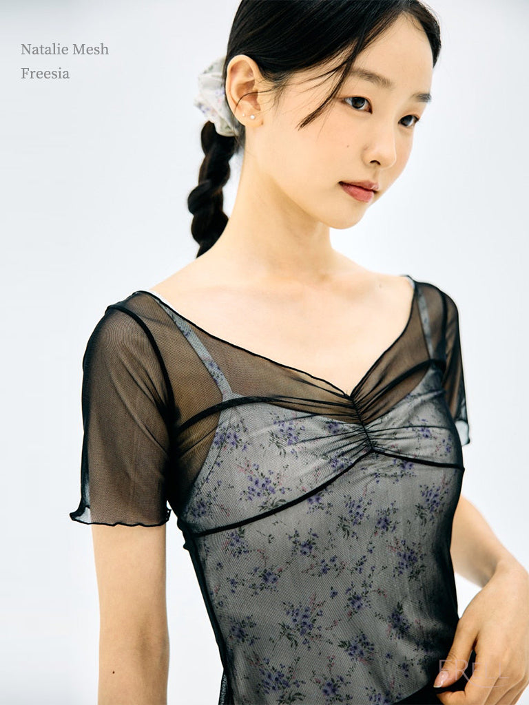Natalie Mesh Top