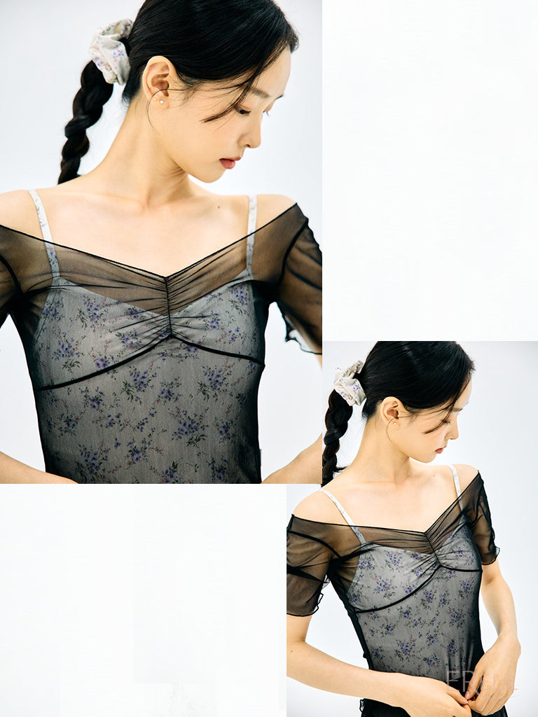 Natalie Mesh Top