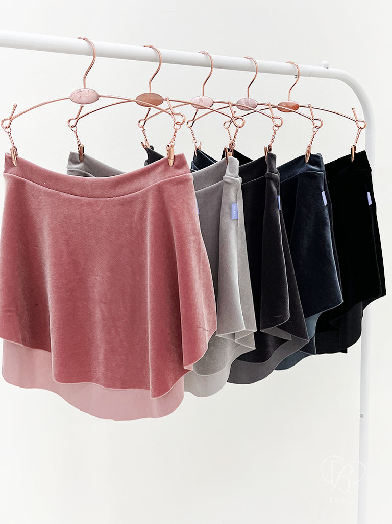 Lynn Velvet Pull-on Skirt