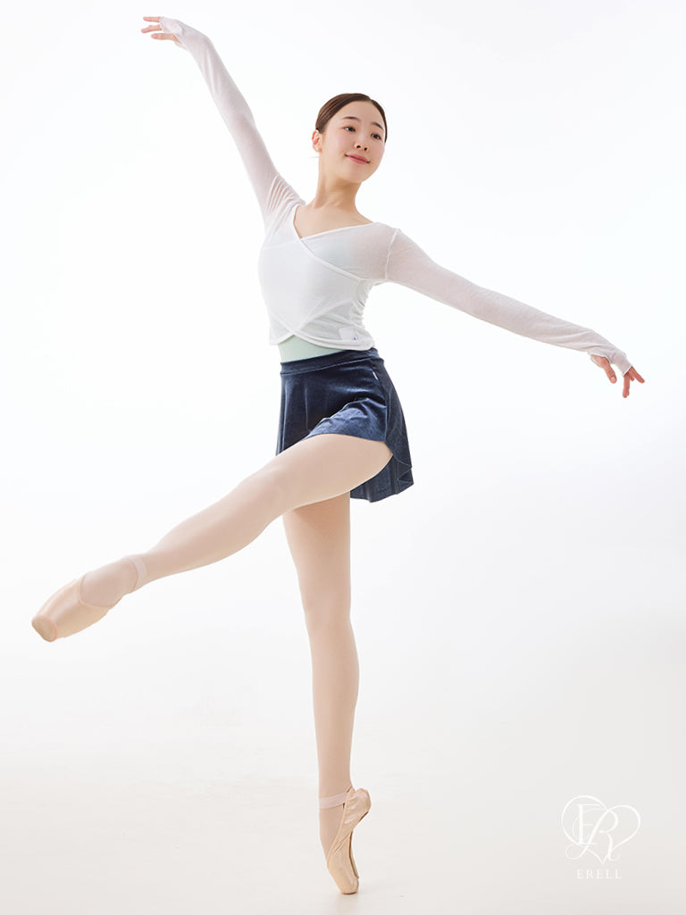 Lynn Velvet Pull-on Skirt