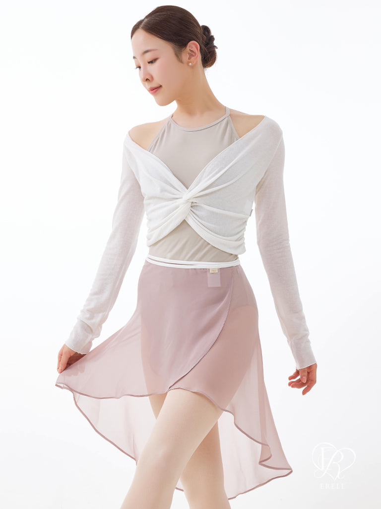 Hazy Twist Warmer Top
