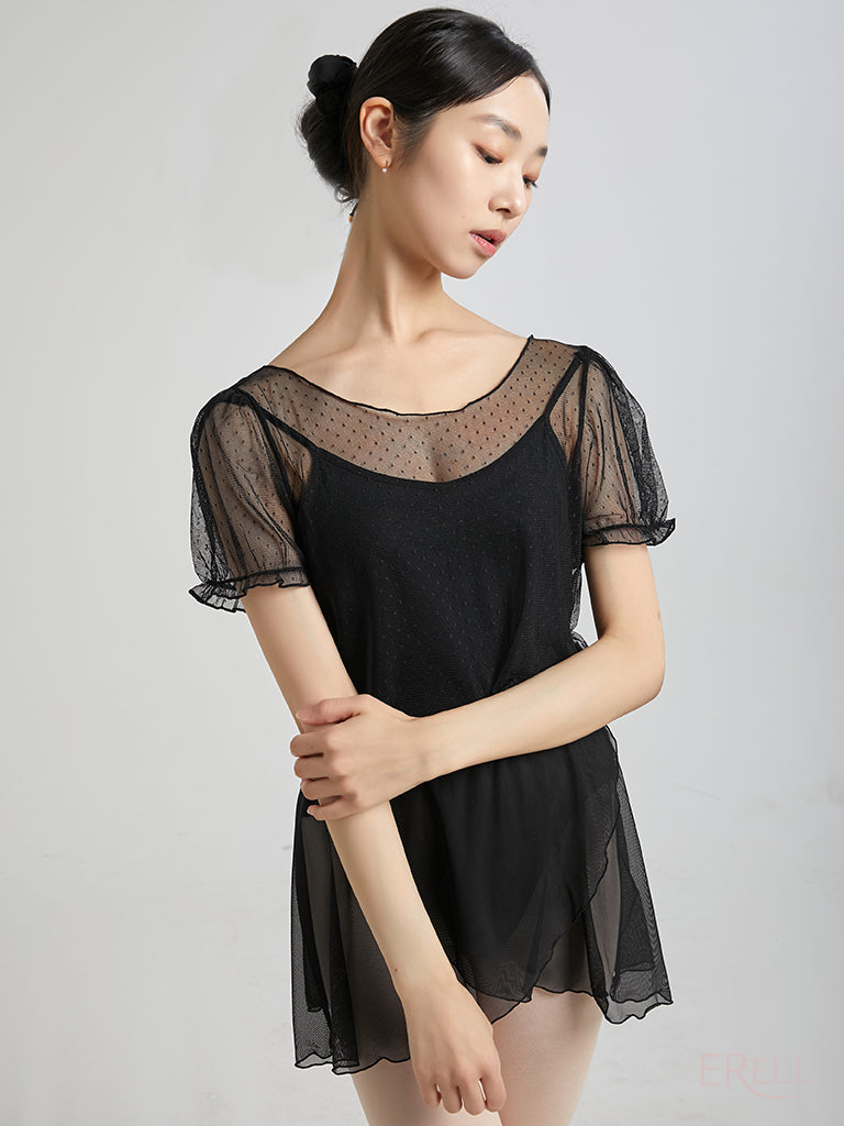 Butter Cup Dot Top