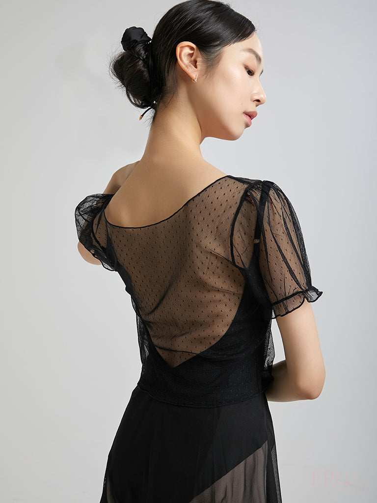Butter Cup Dot Top
