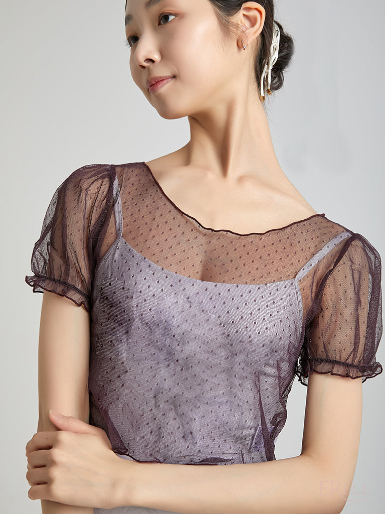 Butter Cup Dot Top