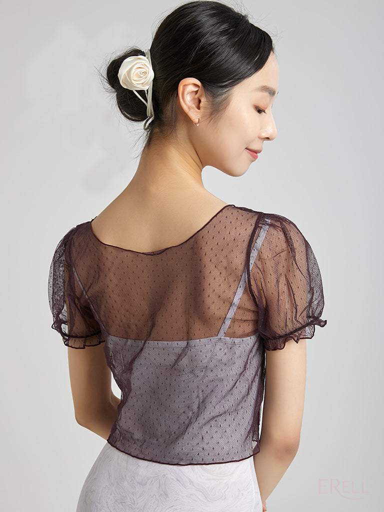 Butter Cup Dot Top