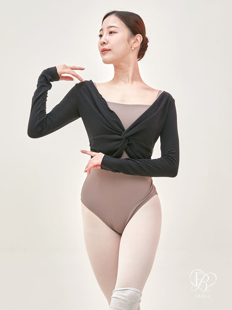 Hazy Twist Warmer Top