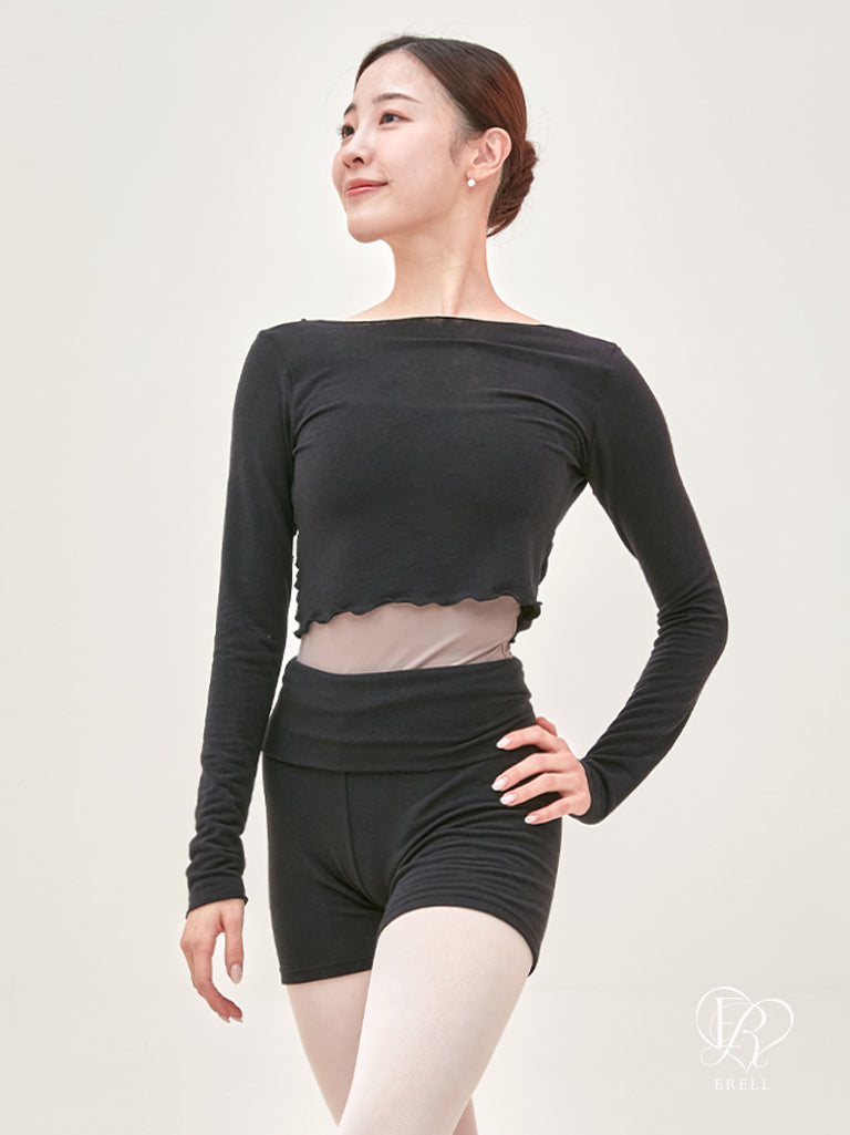 Hazy Twist Warmer Top