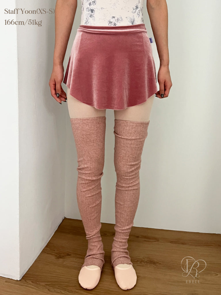 Lynn Velvet Pull-on Skirt