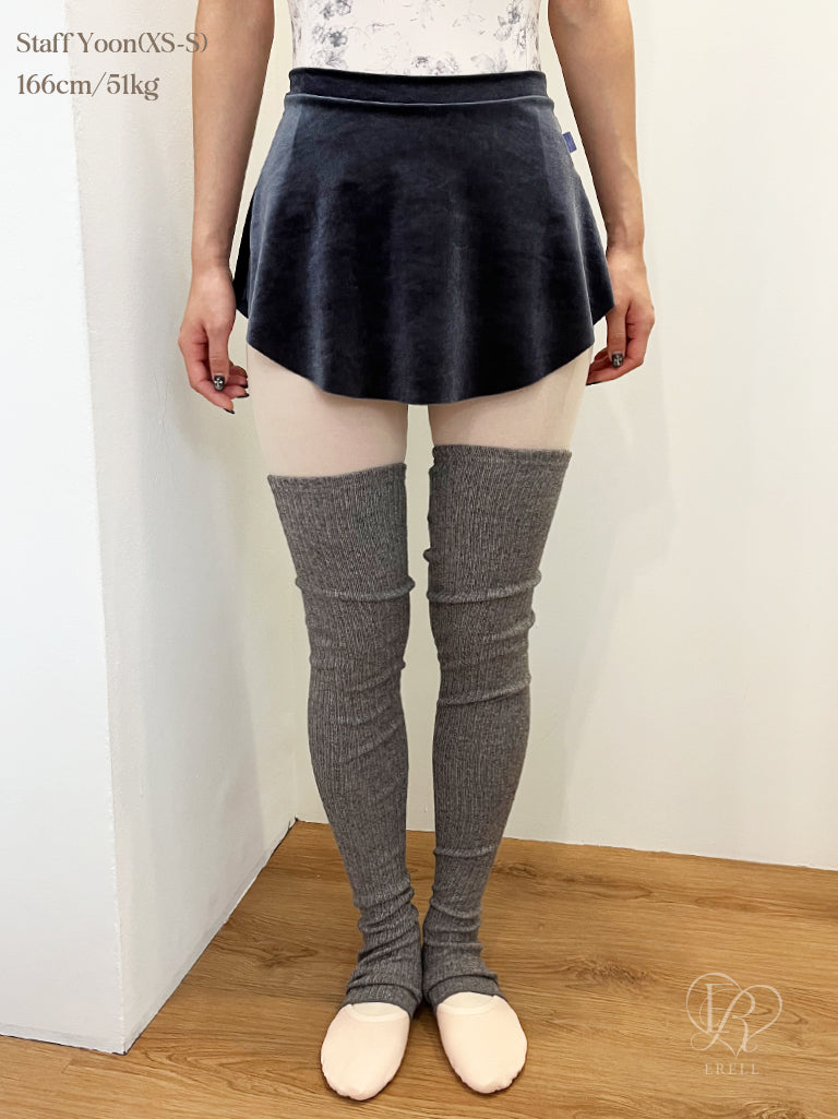 Lynn Velvet Pull-on Skirt