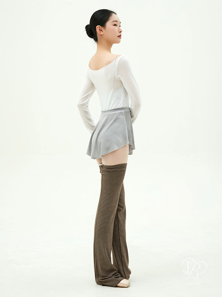 Lynn Velvet Pull-on Skirt