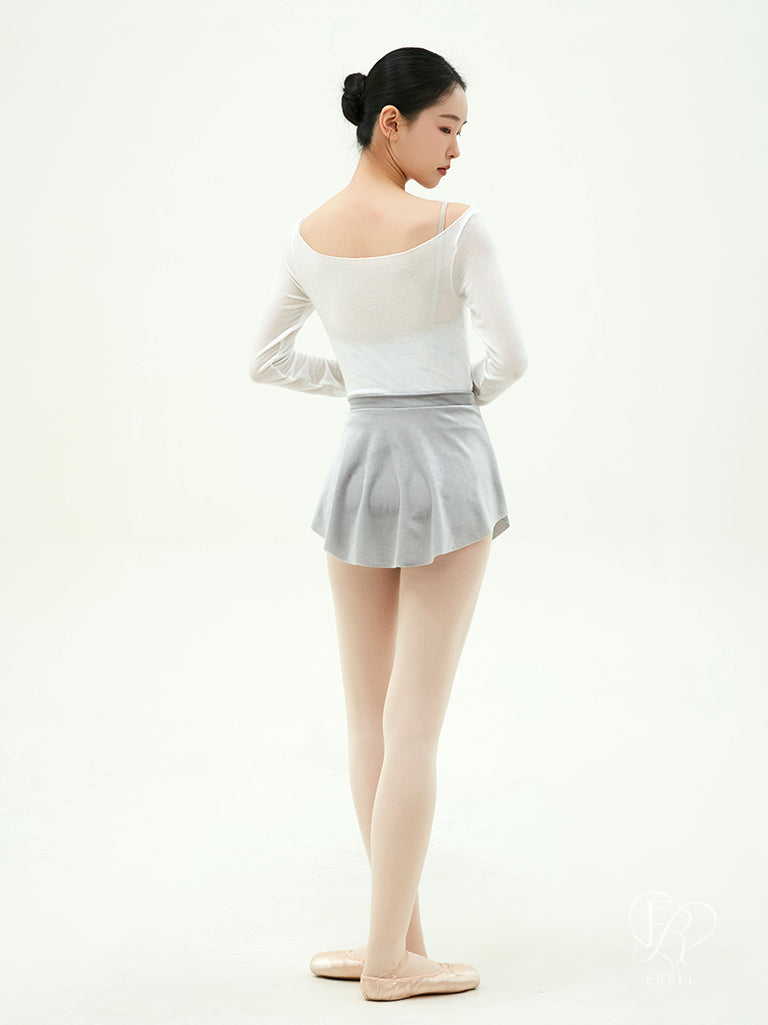 Lynn Velvet Pull-on Skirt