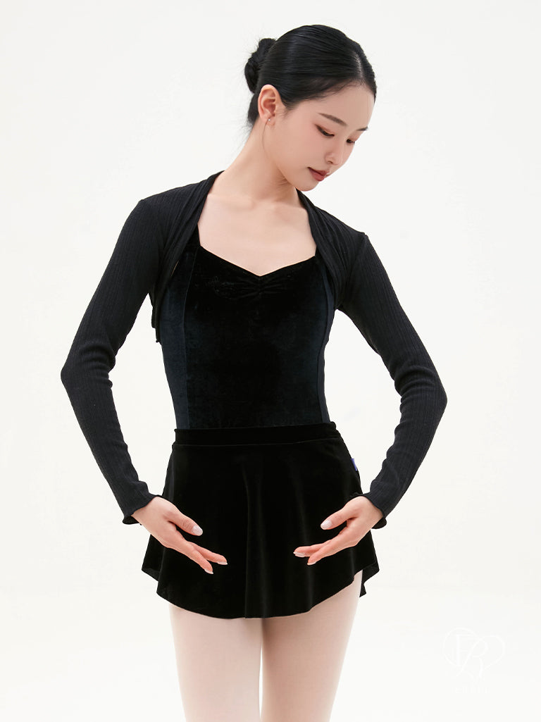 Lynn Velvet Pull-on Skirt