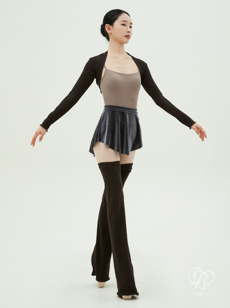 Lynn Velvet Pull-on Skirt