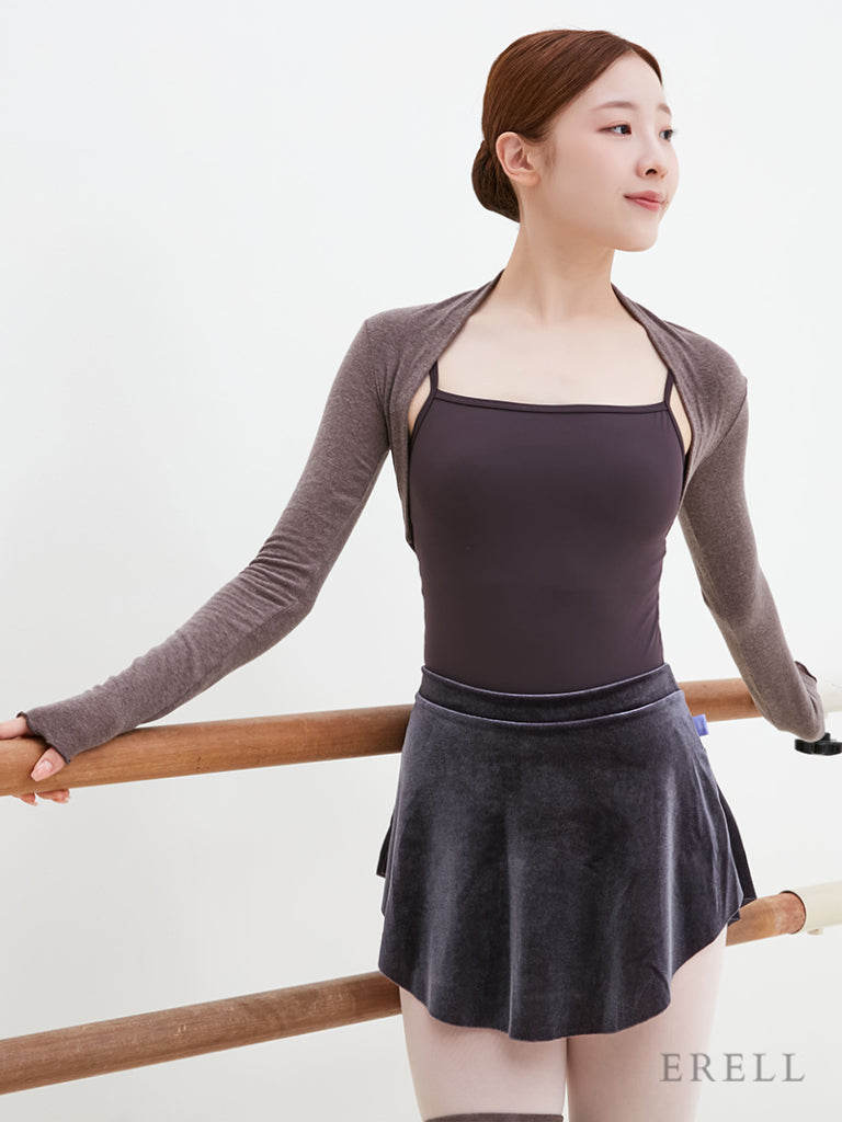 Lynn Velvet Pull-on Skirt