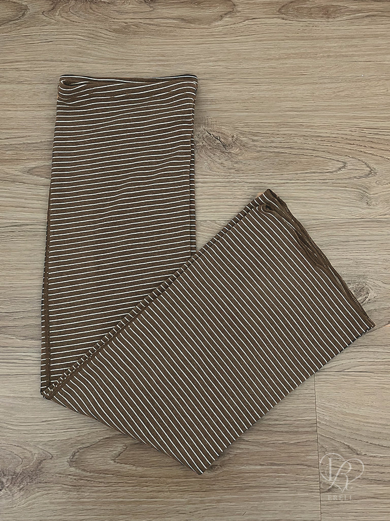 Pompom Stripe Leg Warmer