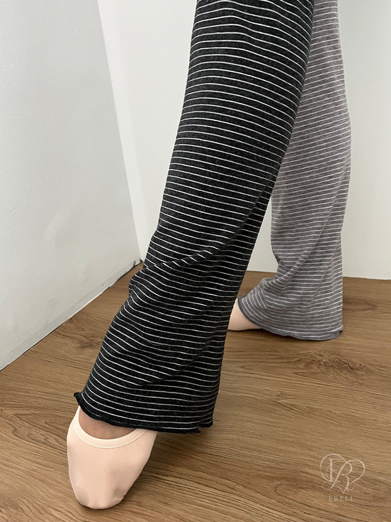 Pompom Stripe Leg Warmer