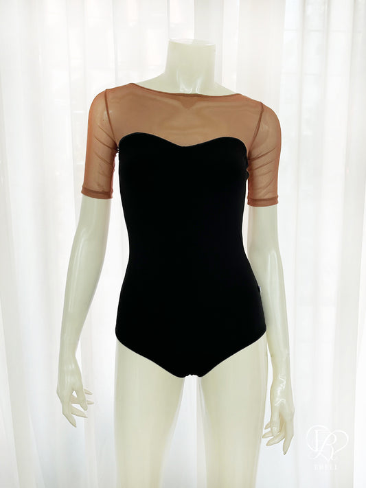 Rose-V Back Leotard