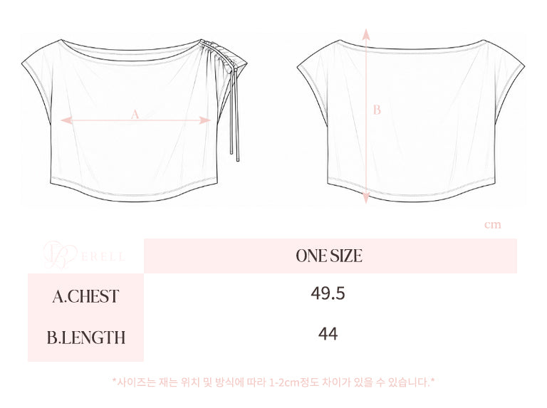 String Off-shoulder Top