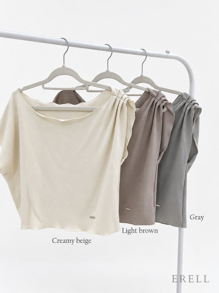 Triple Off-shoulder Top